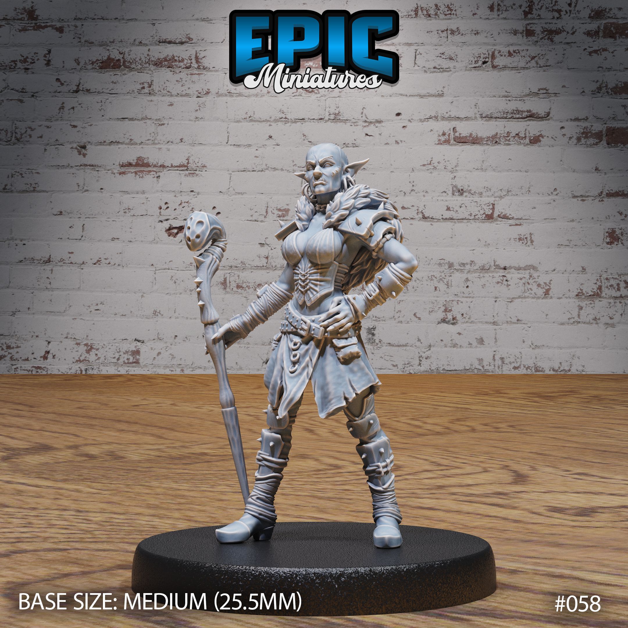 Hobgoblin Adventurer Female / Giant Goblinoid Creature / Evil Goblin Tribe / Ogre Warrior / Orc Army Soldier / Siege Servan / Forest Fighter / Woodland Encounter